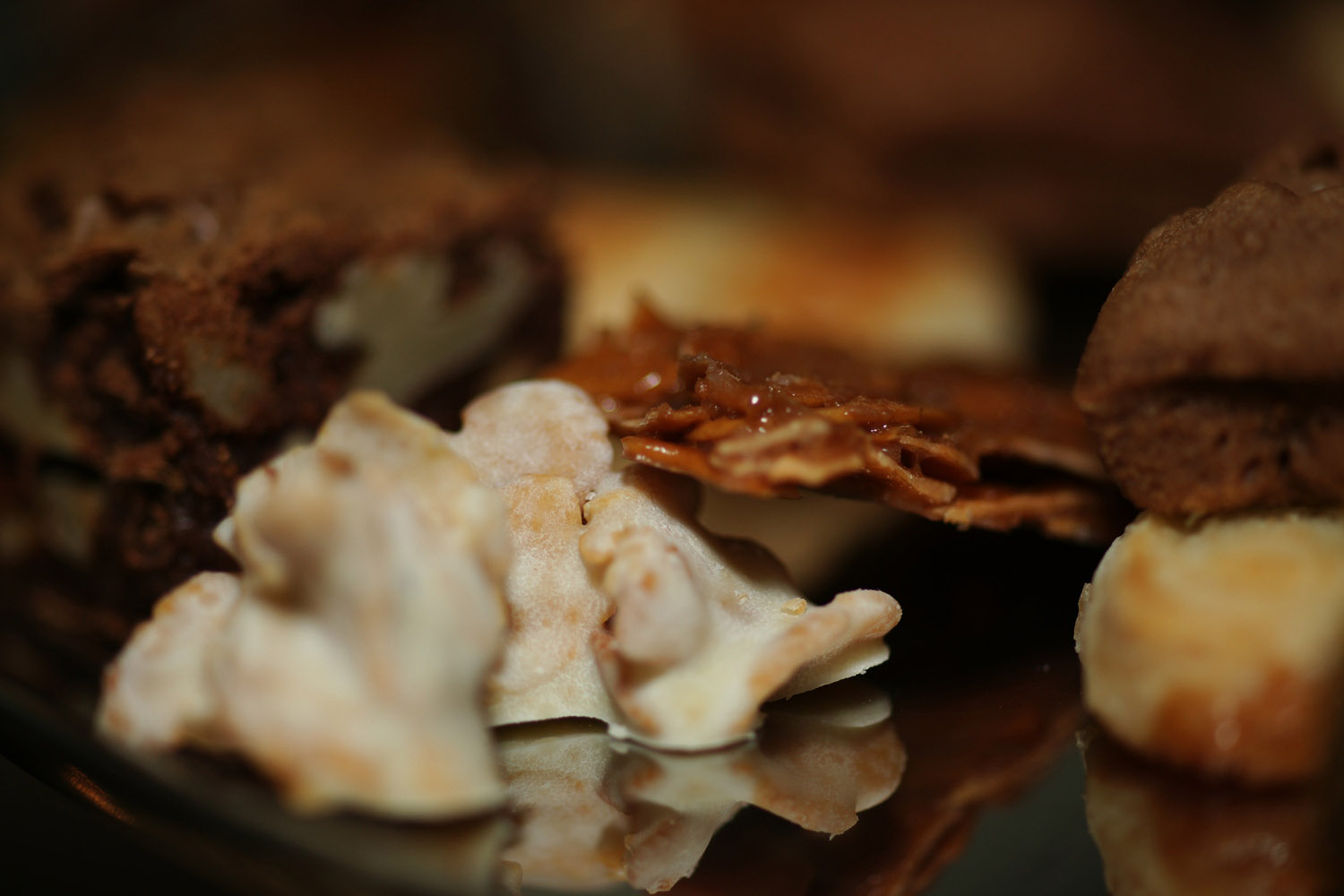 Dessert-Makro-Tiefenschaerfe