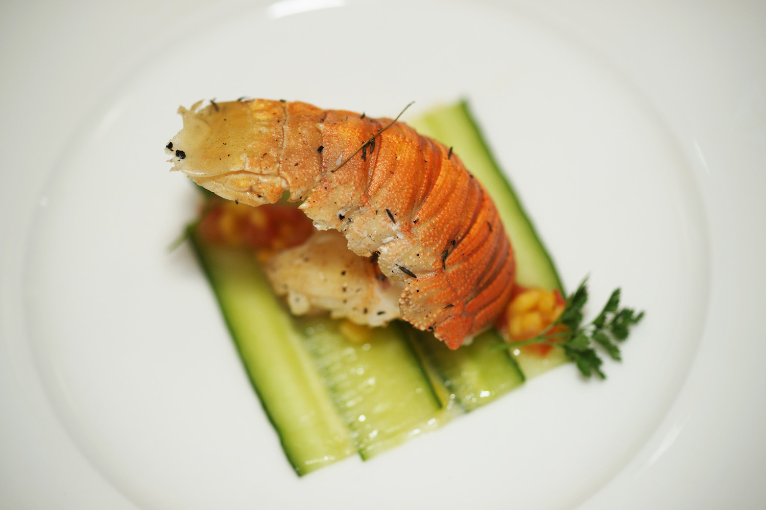 Vorspeise-Makroaufnahme