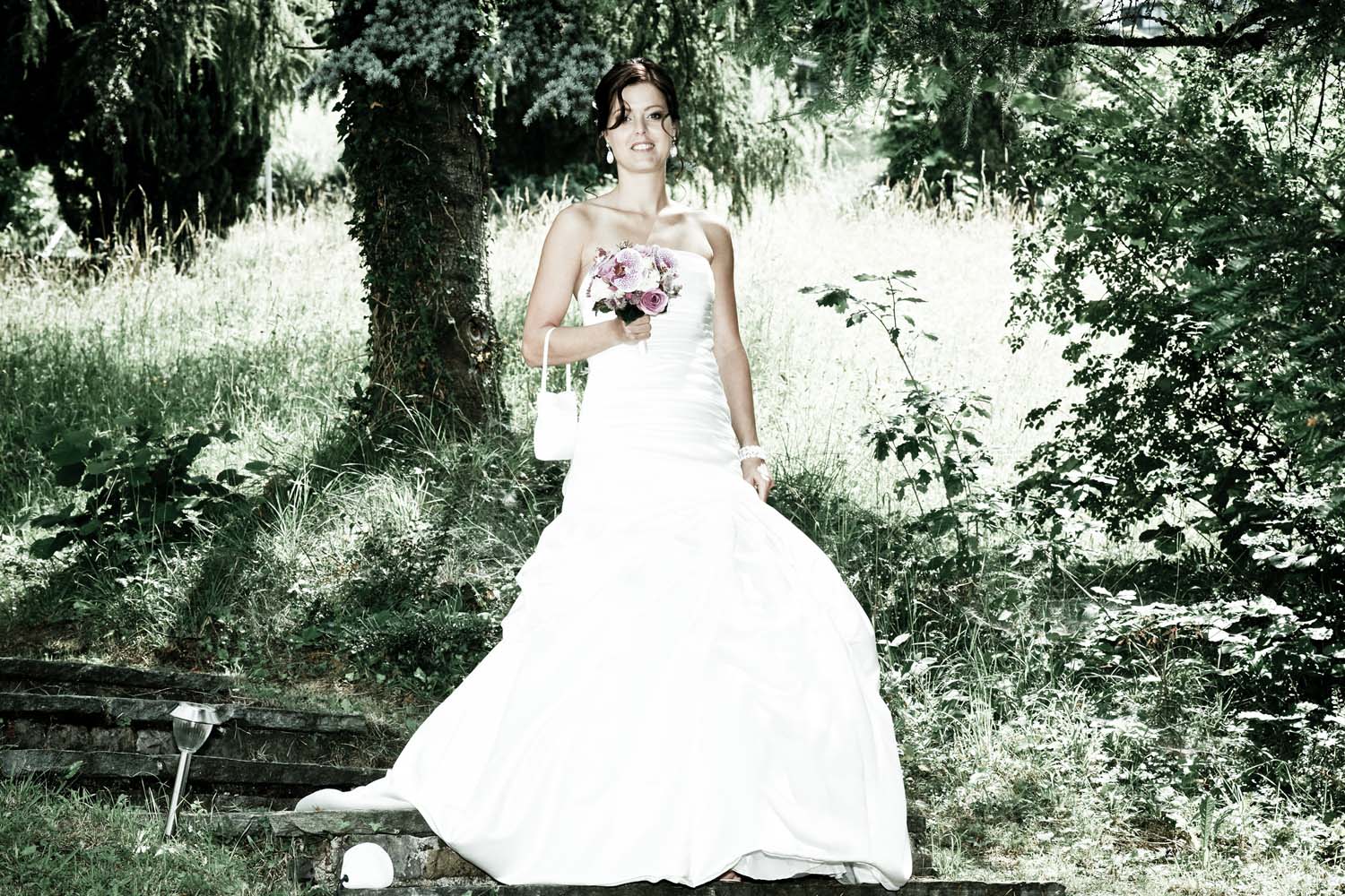 Brautportaits-Bleach-Farbfilter