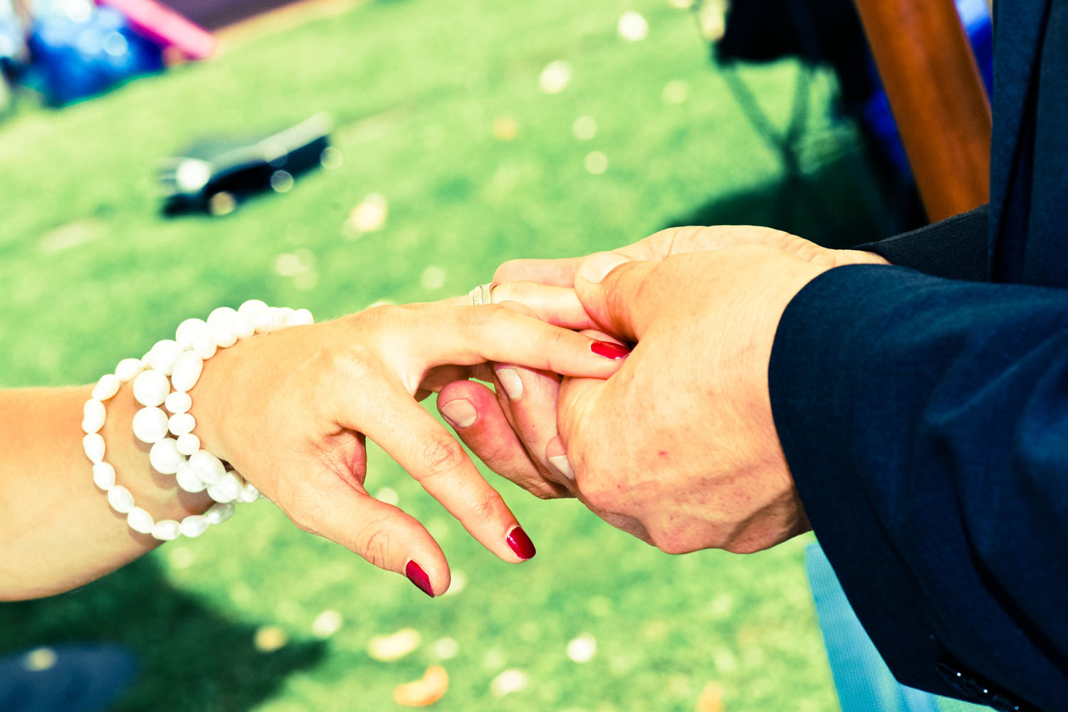 Ringuebergabe-Farbfilter