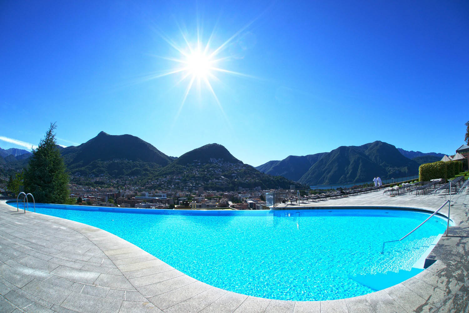 Morgenstimmung-Lugano-Schweiz