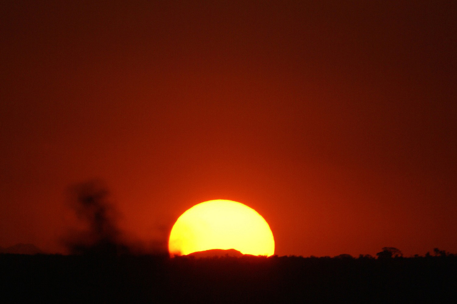 Sonnenuntergang-Krueger-Nationalpark-Suedafrika